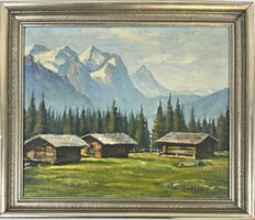 Max CLÉMENT (1912-1995) | Hasliberg und Wetterhorn