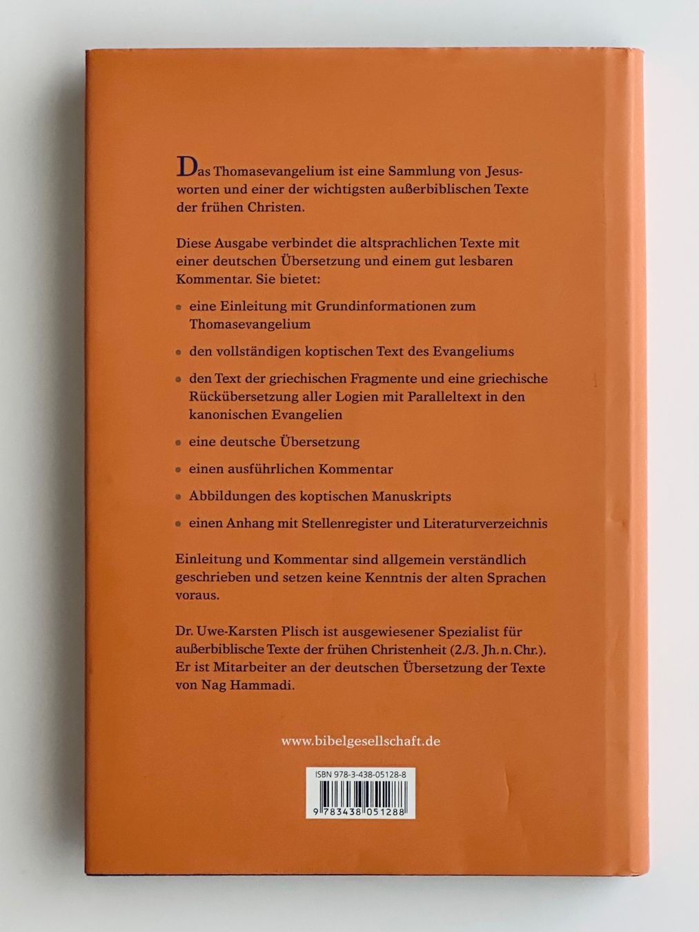 Livres: Thomasevangelium: Originaltext & Kommentar – D'occasion à Zürich par arn___ 1