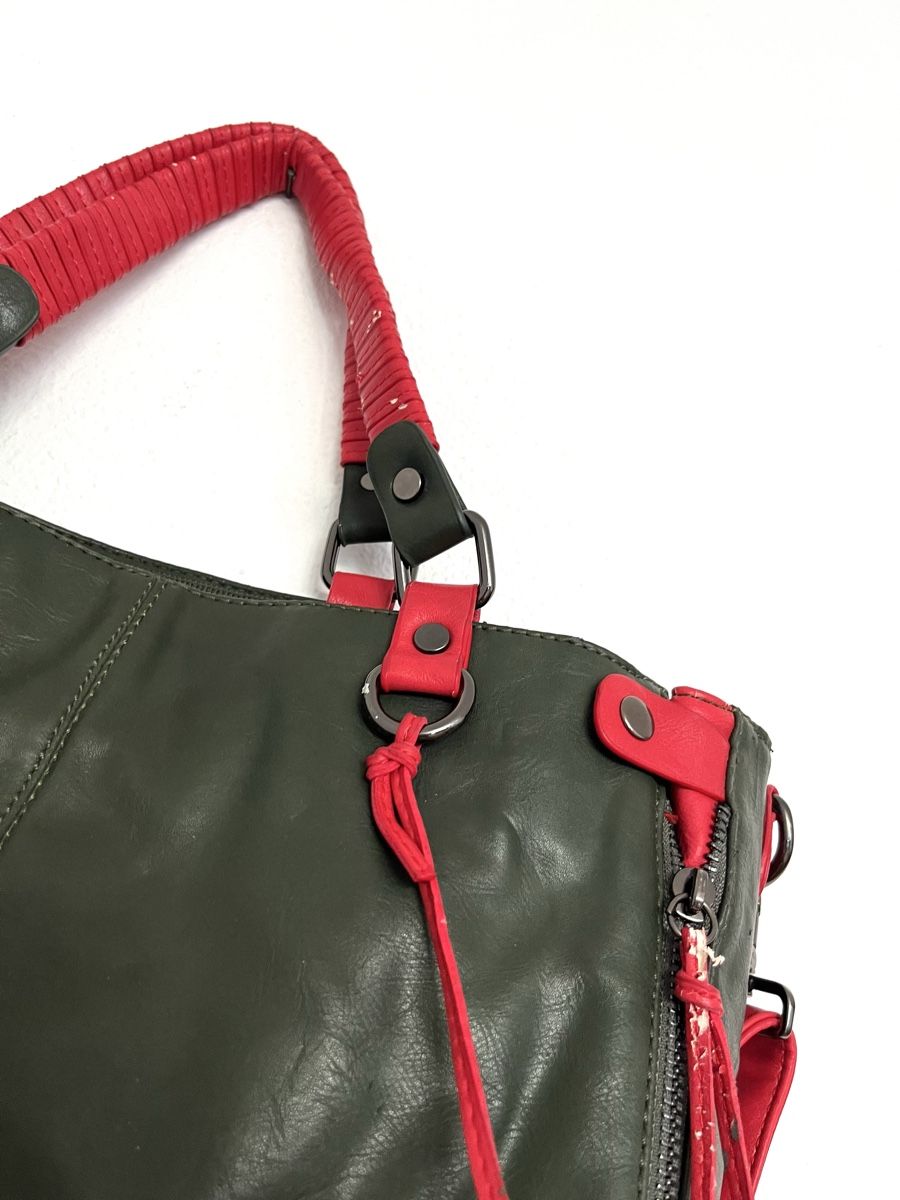 Borse da donna: NEU! GIULIANO TASCHE OLIVE/ROT – Usato da Basel venduto da JJ.Elena 2