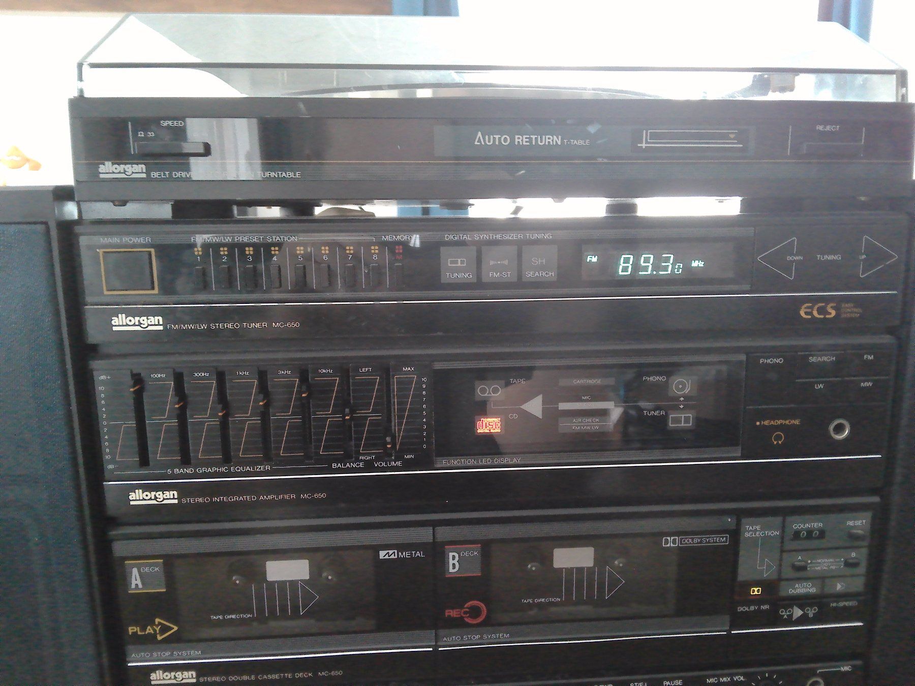Audio- & Mediensysteme: Allorgan Stereoanlage MC-650 – Gebraucht aus Balsthal von Subaru11 1