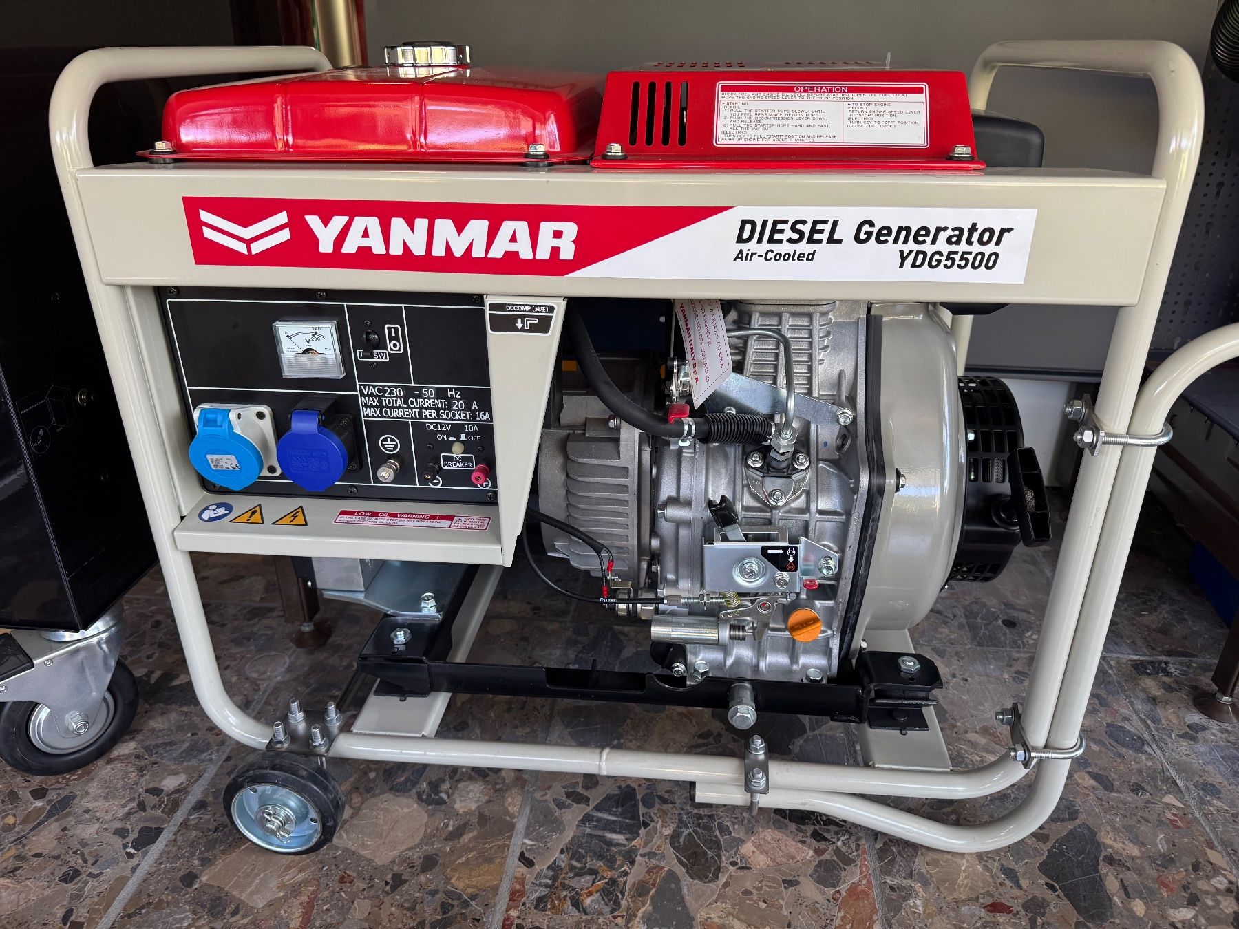 Yanmar Generatori di corrente: YANMAR LUFTGEKÜHLTER DIESELGENERATOR 220V – Nuovo (secondo la descrizione) da Zäziwil venduto da Motorgeraete