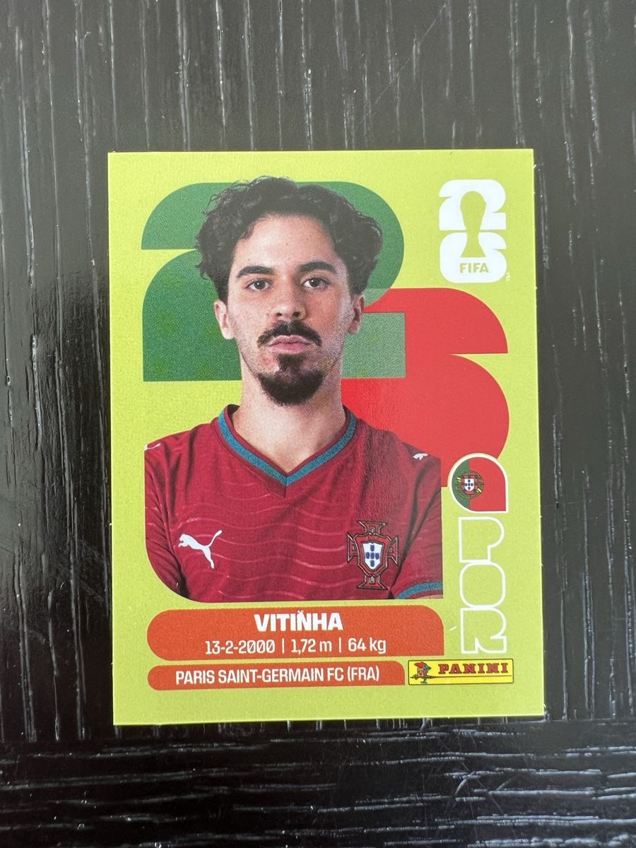 Panini Carte collezionabili: Panini WC 2026 - Vitinha – Nuovo e nell'imballaggio originale da Sainte-Croix venduto da Caramel31