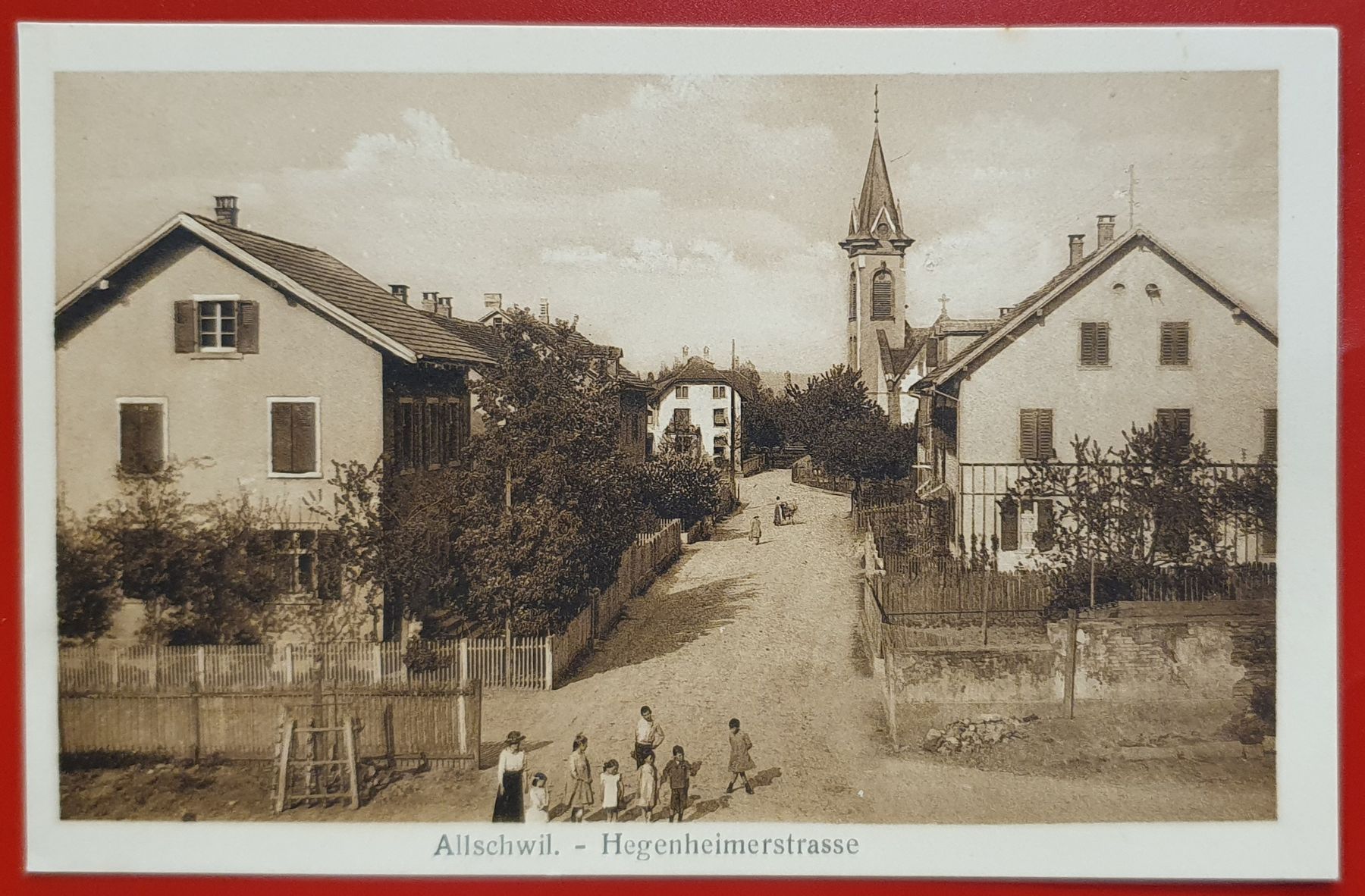 Cartoline postali: Allschwil  - Hegenheimerstrasse – Usato da Kreuzlingen venduto da Rschweiz1