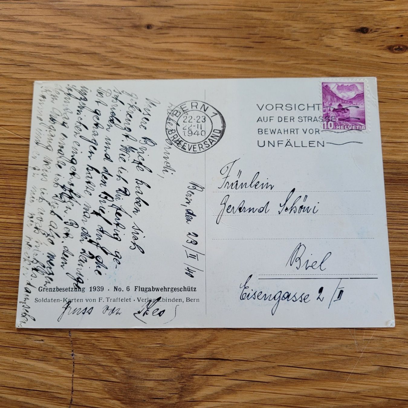 Ansichtskarten: Carte Postale Militär Militaire – Gebraucht aus Biel/Bienne von Destockweb 1
