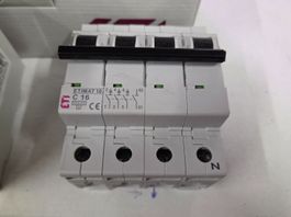 Eti Etimat 10 Leitungsschutzschalter 3P+N / 4P 10kA 16A C16
