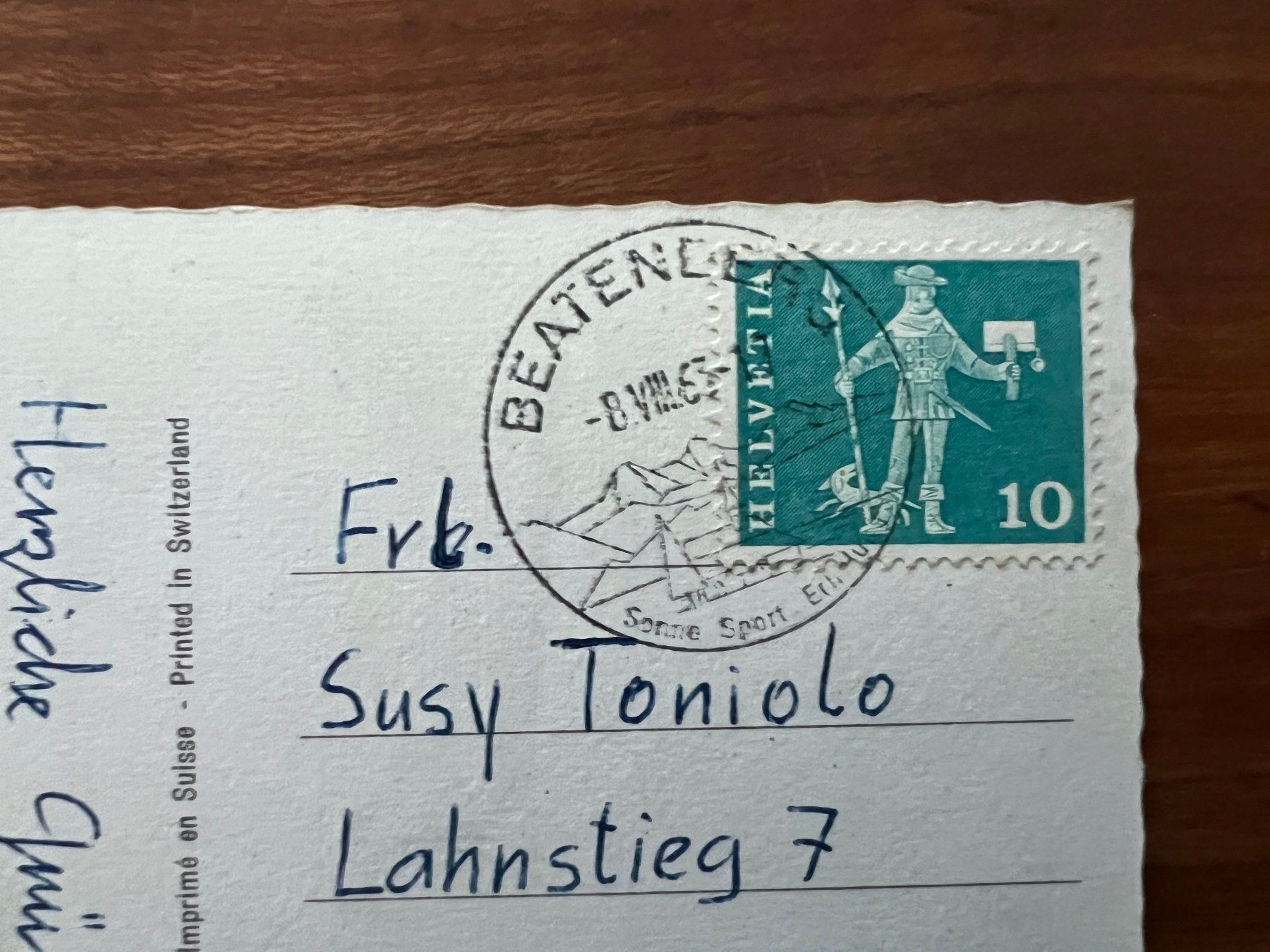 Cartoline postali: AK  1963 Brünigpass Oltimer     (G2159) – Usato da Hinwil venduto da Sidi4 1