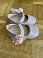 Baby shoes Gimini pink with flower decoration used
