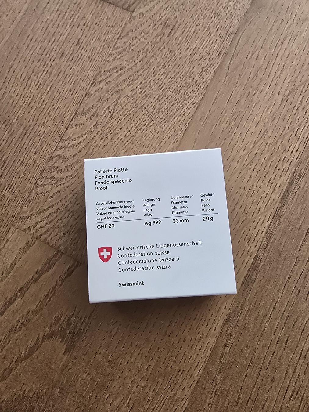 Tutti le monete: Swissmint Cern - Flan bruni – Nuovo e nell'imballaggio originale da La Tour-de-Peilz venduto da zugM 1