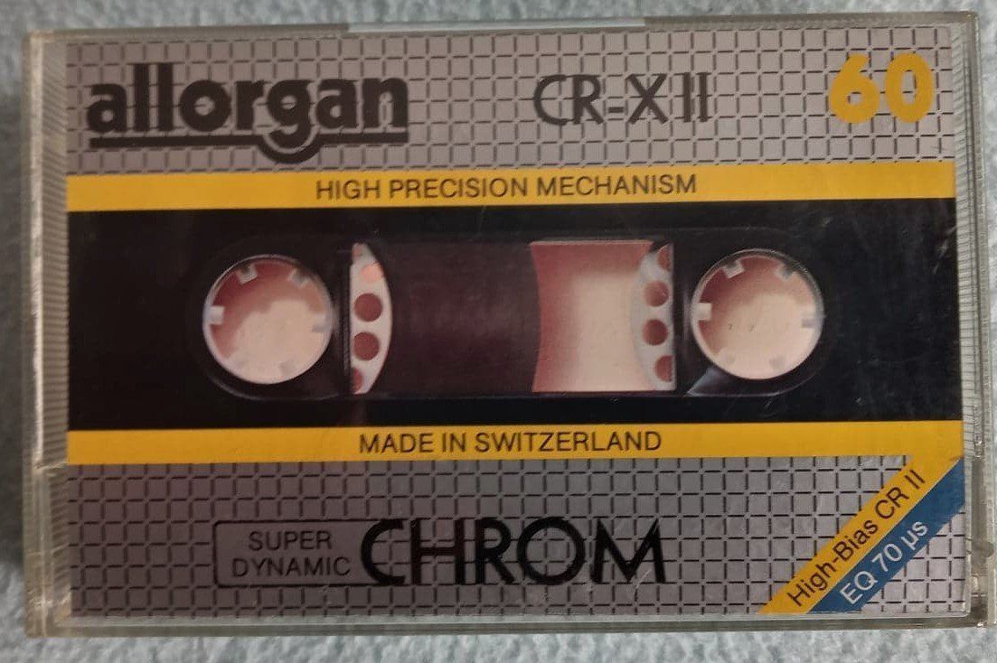 Musicassette: ALLORGAN CR-XII 60 - cassette – Usato da Le Locle venduto da borgespatricia