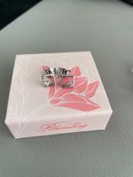 Ohrstecker 375/9 K Weissgold Zirkonia 2 Steine Ø6.5 mm