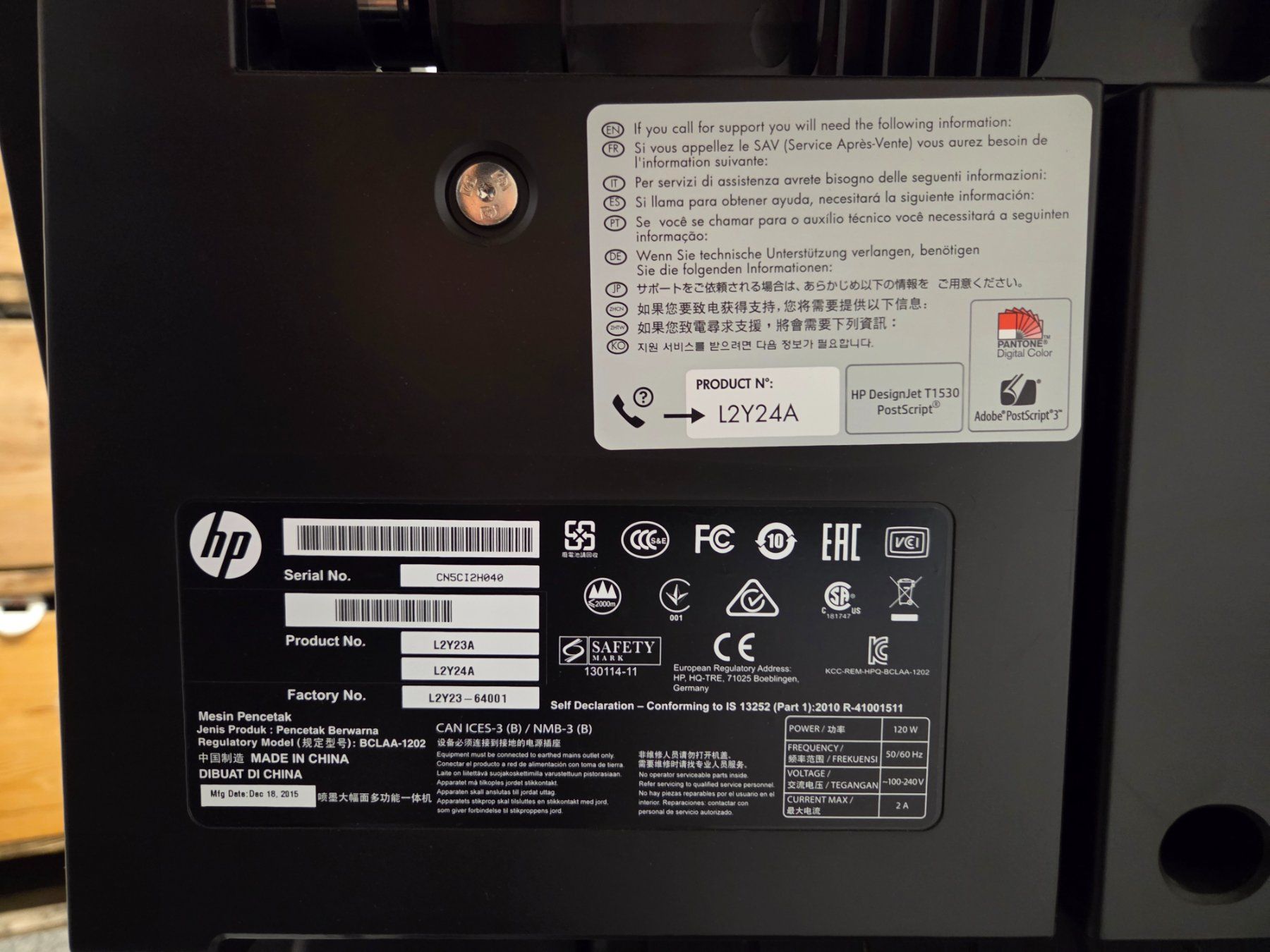 Imprimantes: Plotter A0 + Patronen + Papier / HP Designjet T1530 – D'occasion à Otelfingen par Cricket84 3