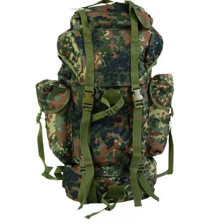 Neu 65 Liter Bundeswehr Rucksack Outdoor Trekking Flecktarn