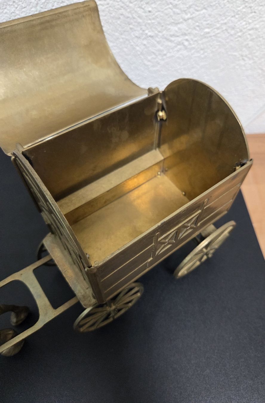 Kutschen: Grosse Vintage Messing-Kutsche mit Geheimfach Schatulle  – Gebraucht aus Allenwinden von pro_nmg9 3