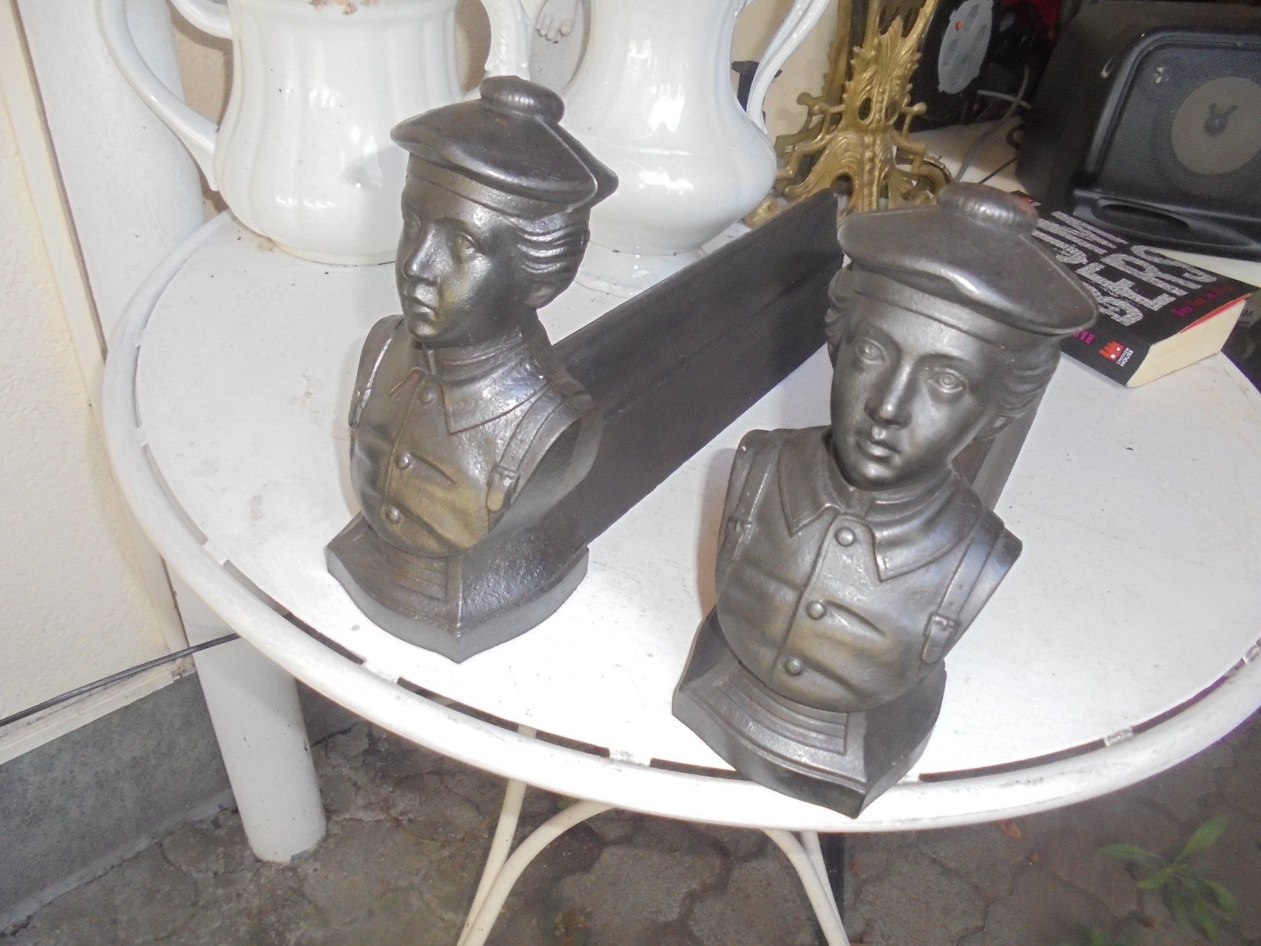 Sculture & Statue: Antike Kaminböcke ca. 1940 – Usato da Camorino venduto da Hunpete