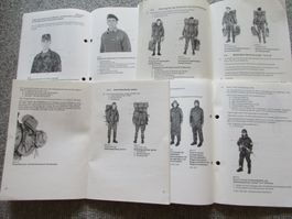 4 Regl. CH-Armee Bekleidung und Packungen, Kampfbekleidung