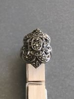 ART DECO Markasiten Ring Rg52 opulent besetzt wunderschön