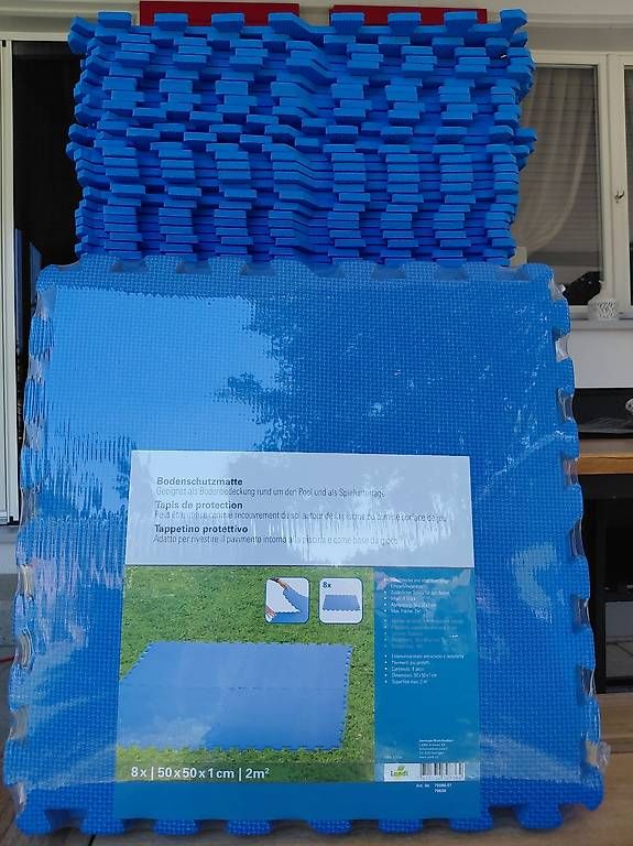 Tappetini fitness: Bodenschutzmatte 50×50×1cm – Usato da Safenwil venduto da RockyFlocky 1
