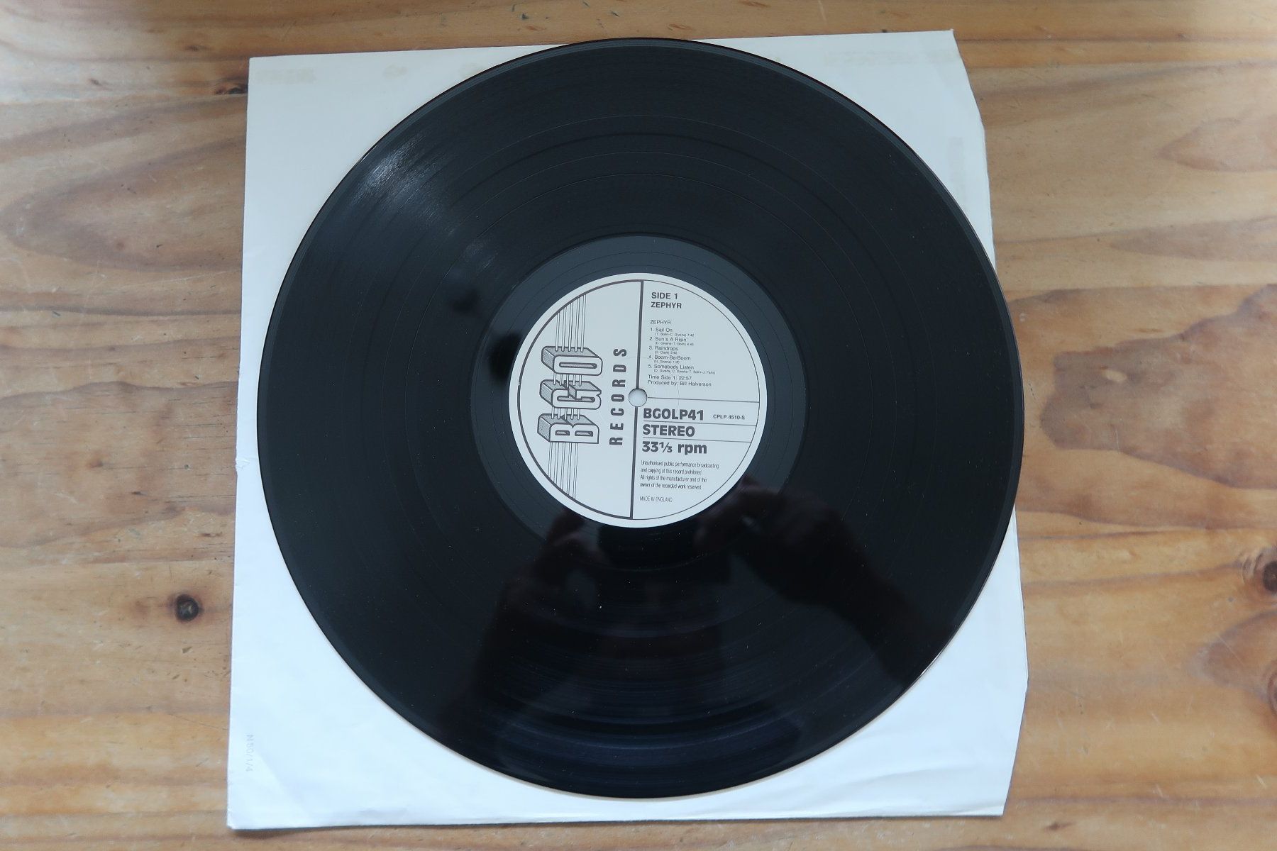 Dischi in vinile: ZEPHYR - ST - TOMMY BOLIN EX- DEEP PURPLE - VINYL LP – Usato da Basel venduto da Patiscat 3