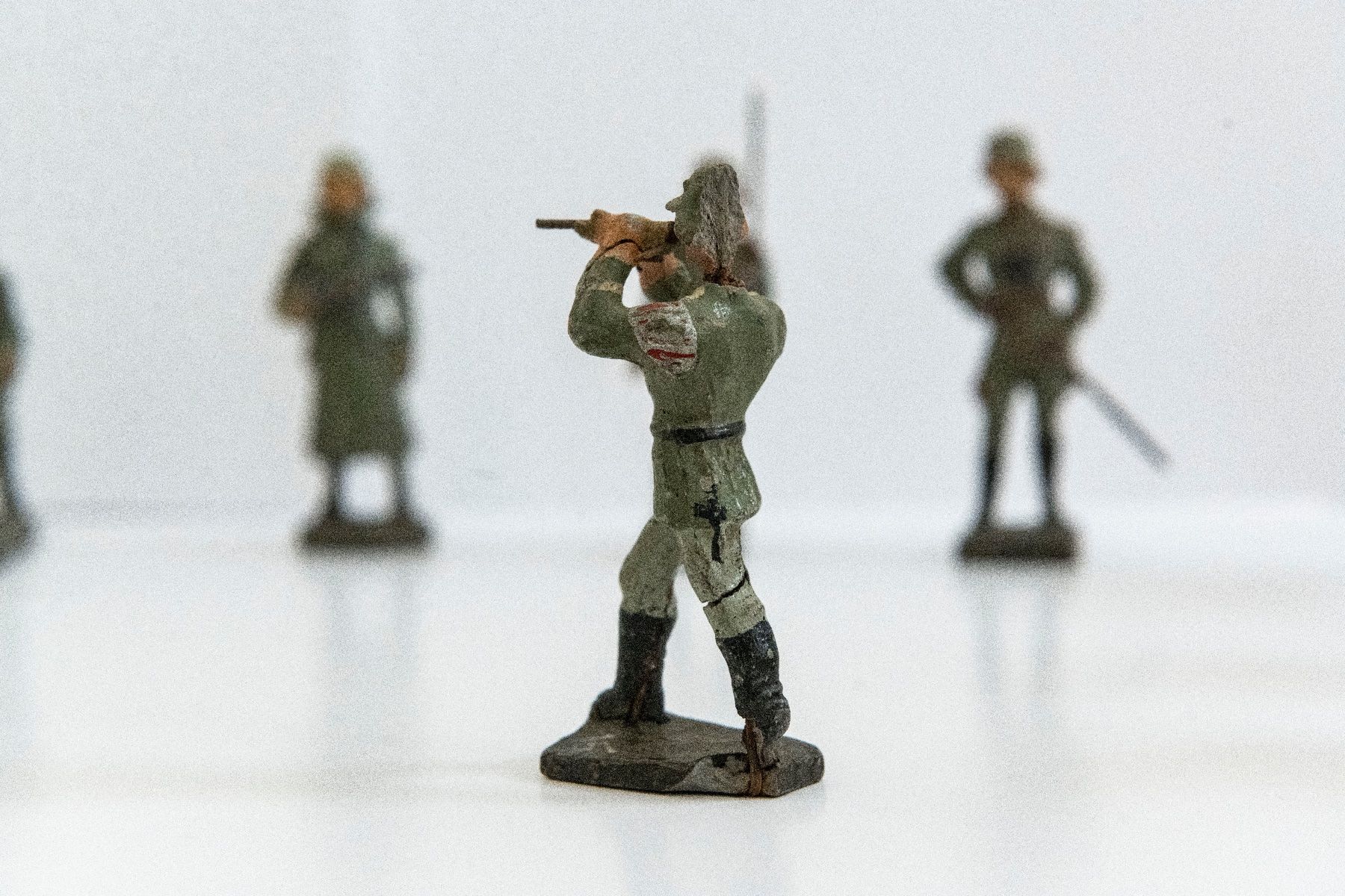 Figuren: Elastolin & Lineol & Schusso 2. Weltkrieg Figuren SET – Gebraucht aus Forch von tieckr 5