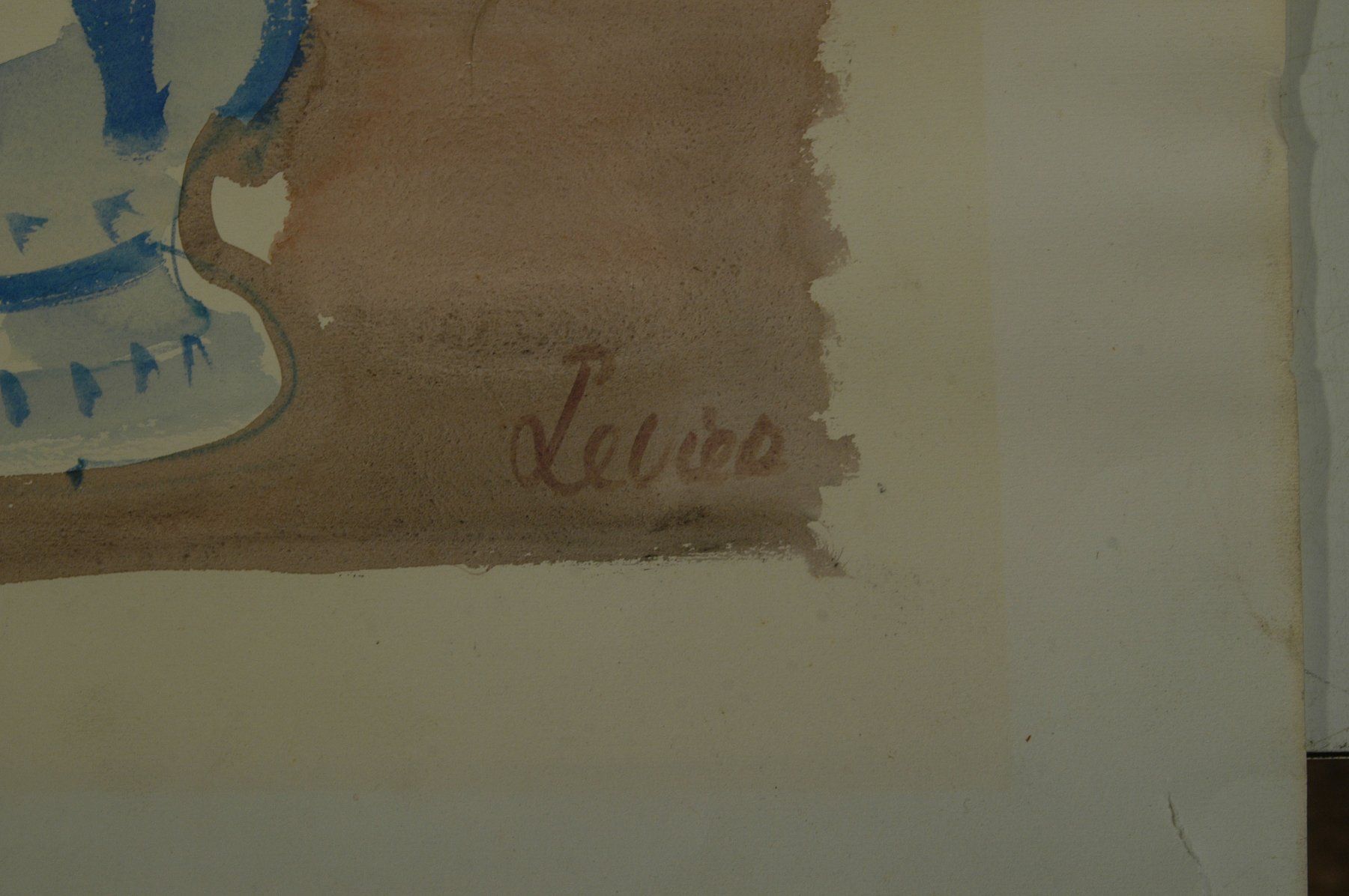 Dipinti: Levied Blumen mit Vase Aquarell – Usato da Herisau venduto da Wisen 1