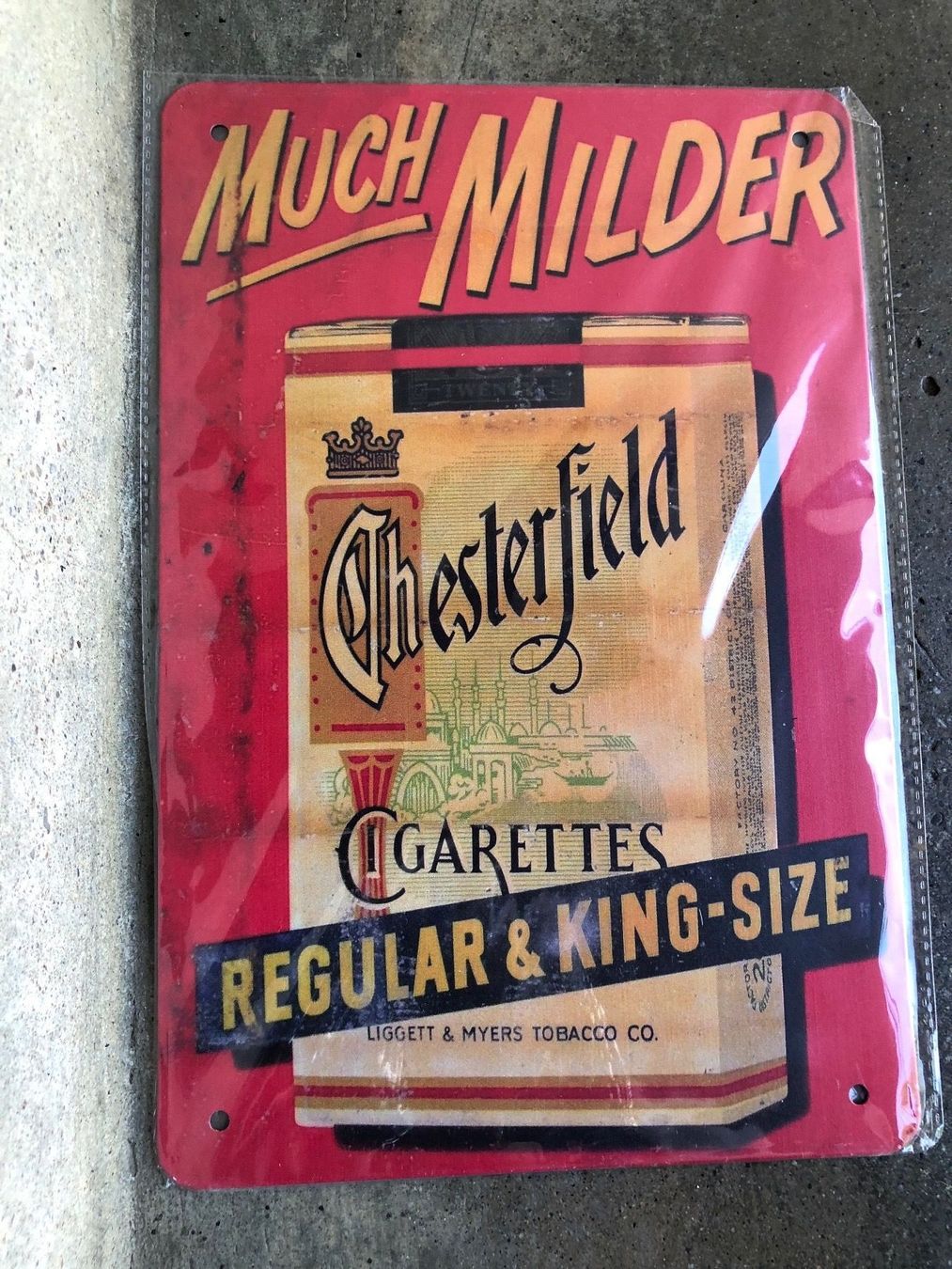 Schilder: Chesterfield Zigaretten werbung reklame – Neu (gemäss Beschreibung) aus Reinach AG von rares75