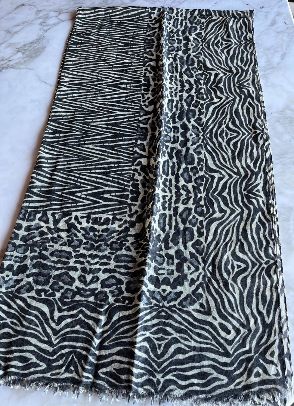 Foulard & Sciarpe: Schal/grau/ blau/beige gemustert – Nuovo (secondo la descrizione) da Bern venduto da cubus01 4
