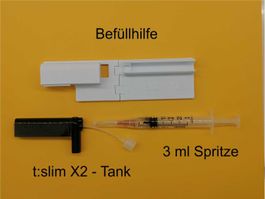 t:slim X2 Reservoir / Insulin Tank - Befüllhilfe