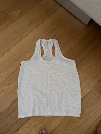 Débardeur femme Sessun blanc coton taille M bon état
