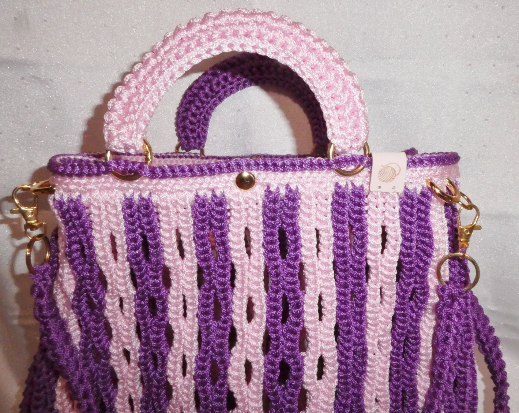 Borse da donna: Damen Tasche 2 Farben Violett /Rose. – Nuovo e nell'imballaggio originale da Siebnen venduto da Ra-la-ra-ol 6