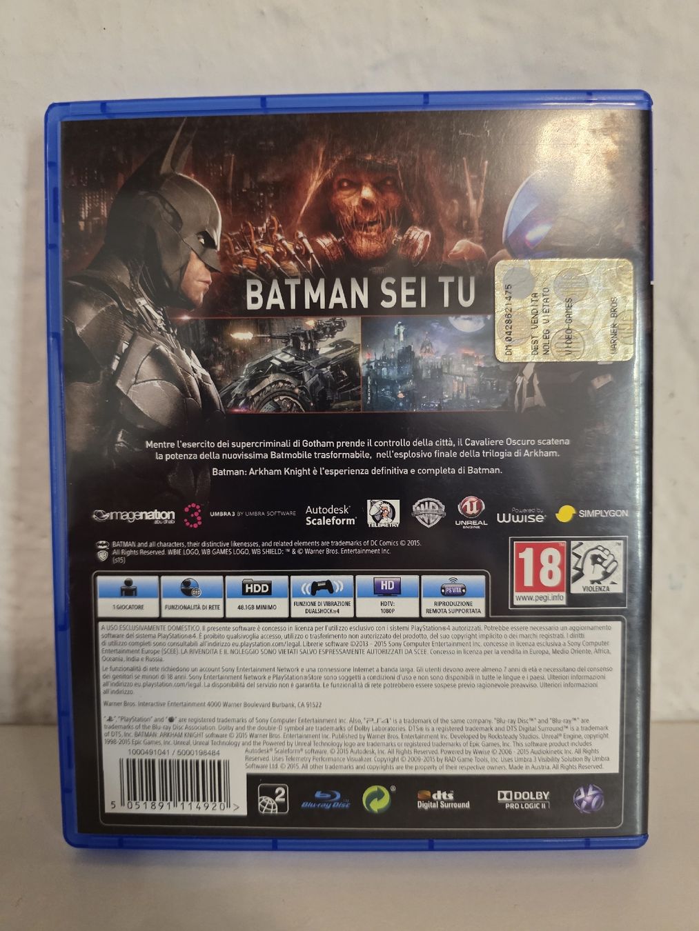 Giochi: Spiel Batman Arkham Knight PS4 – Usato da Ehrendingen venduto da lax21 2