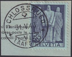 Vollstempel: SCHLOSSRUED (AG): 31.MAI.1943 auf Nr.243.