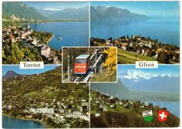 Montreux -  5 Bild AK