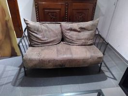  2er Sofa im Industrie Design