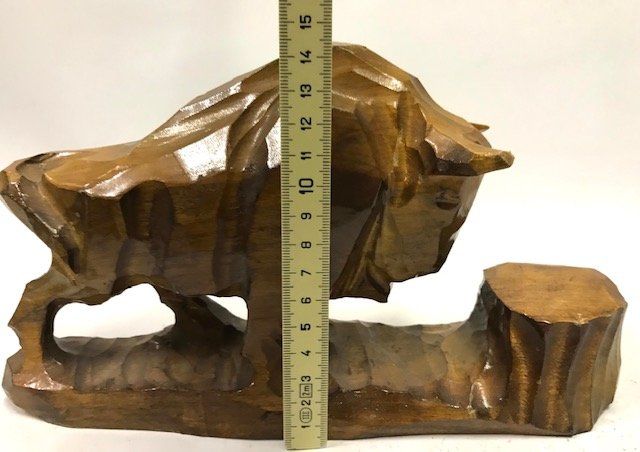 Figuren: Bison aus Holz geschnitzt – Gebraucht aus Zürich von gigimai67 2