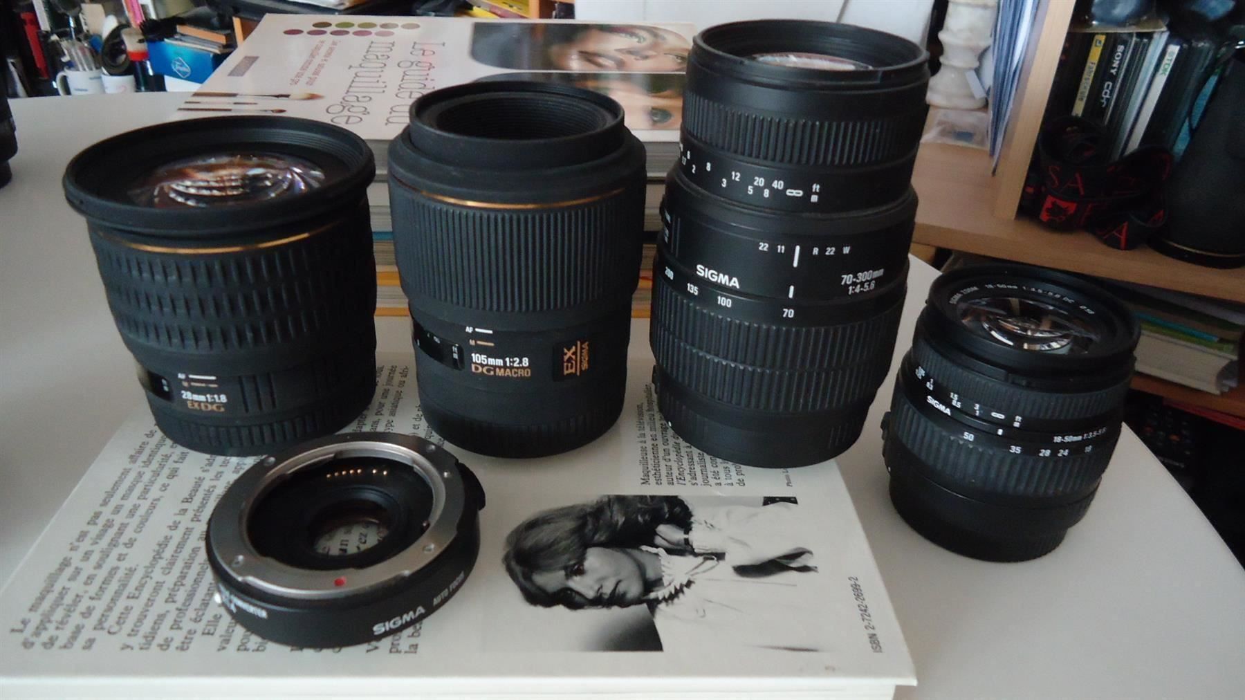 Sigma Obiettivi: Sigma for SIGMA SA, Lot optiques Testés - RARE – Usato da Lausanne venduto da asdyx