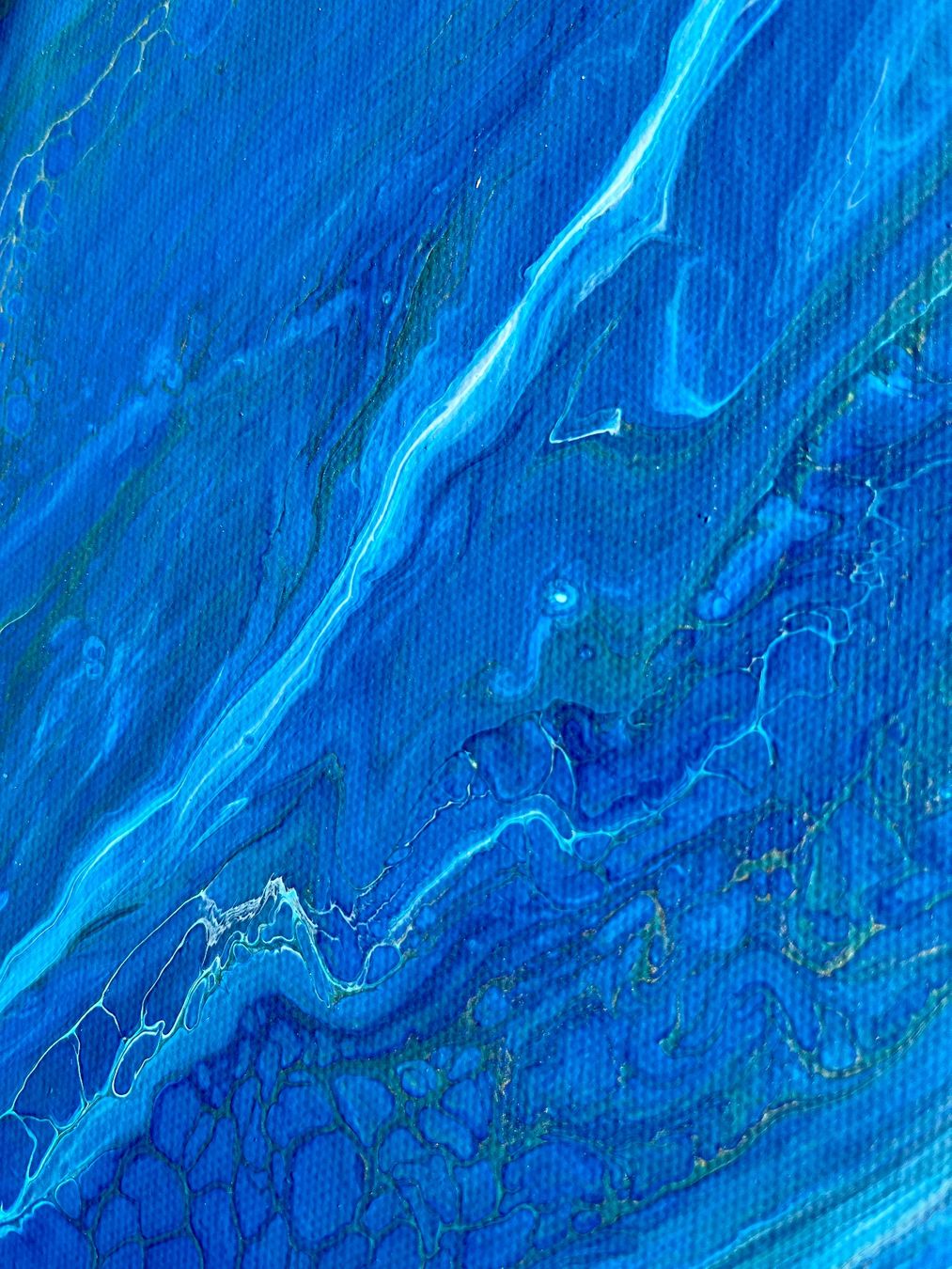 Dipinti: Abstraktes Acrylgemälde 25x25 Einzelstück – Nuovo (secondo la descrizione) da Hochdorf venduto da Jasminurschel 1