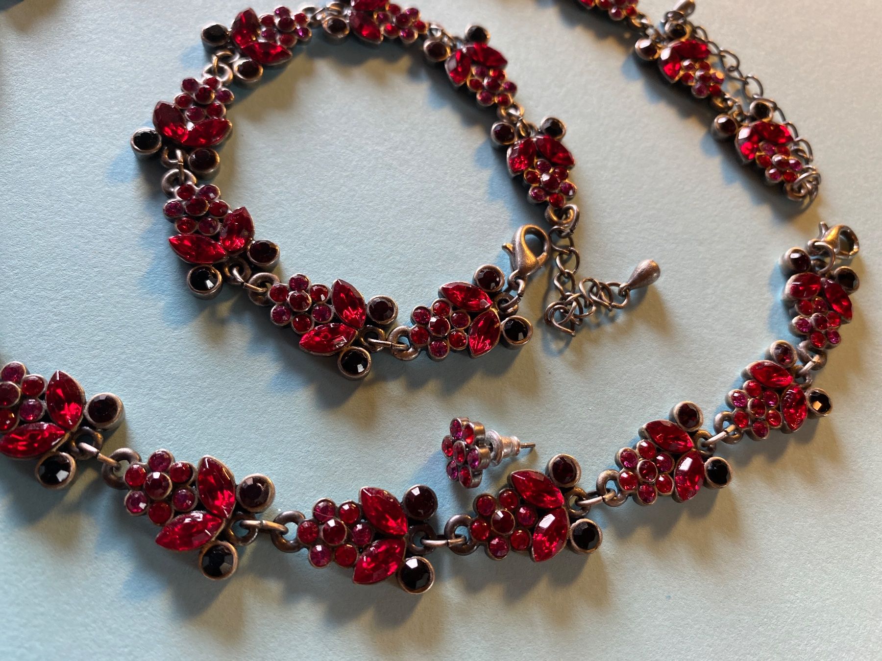 Catenine: Halskette mit Armband, vintage – Usato da Rosshäusern venduto da Reb_87sr 1