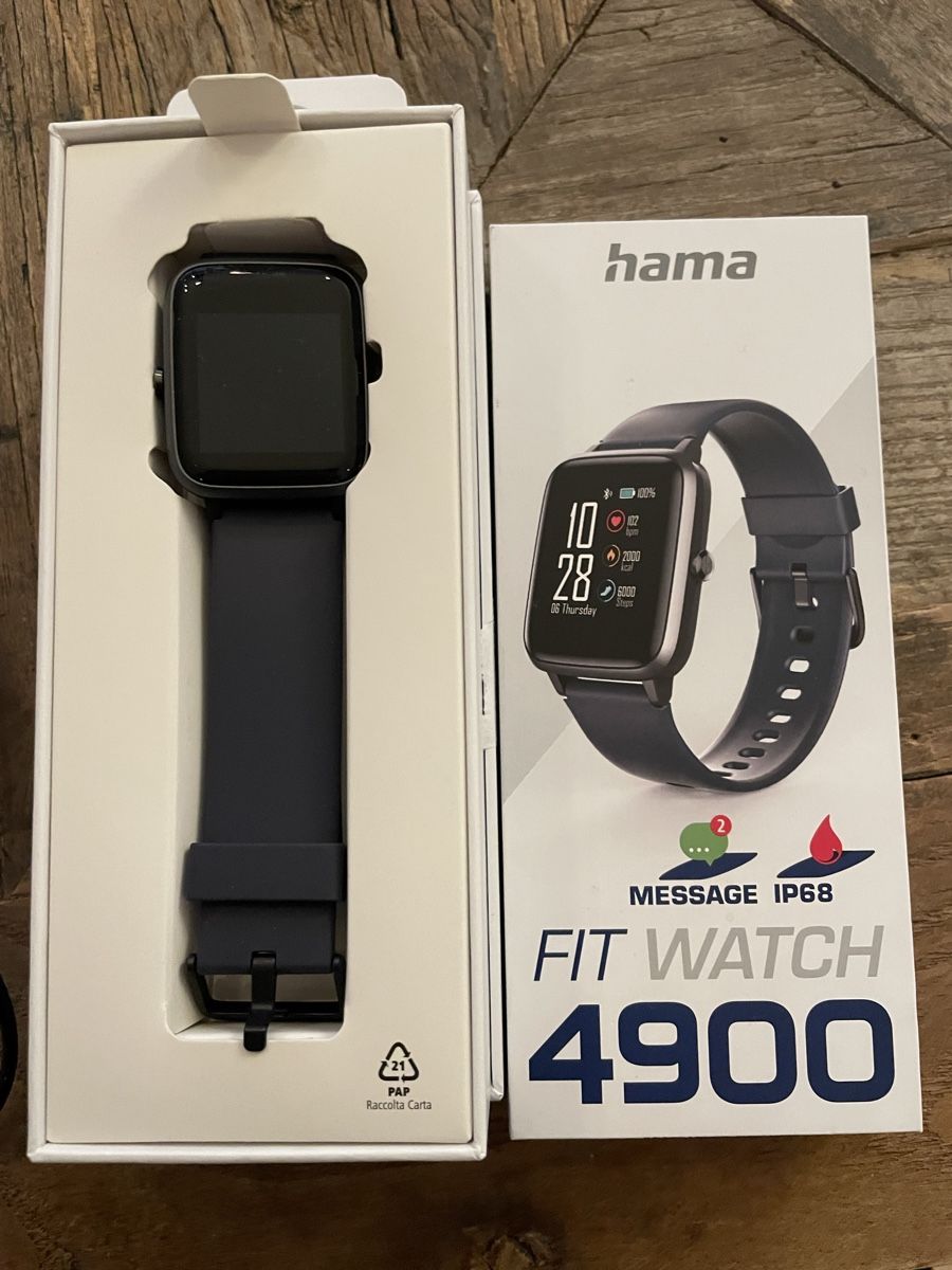 Hama Smartwatch: NEU UNGEBRAUCHT Hama Fitwatch – Nuovo e nell'imballaggio originale da Magden venduto da Rosenzweig
