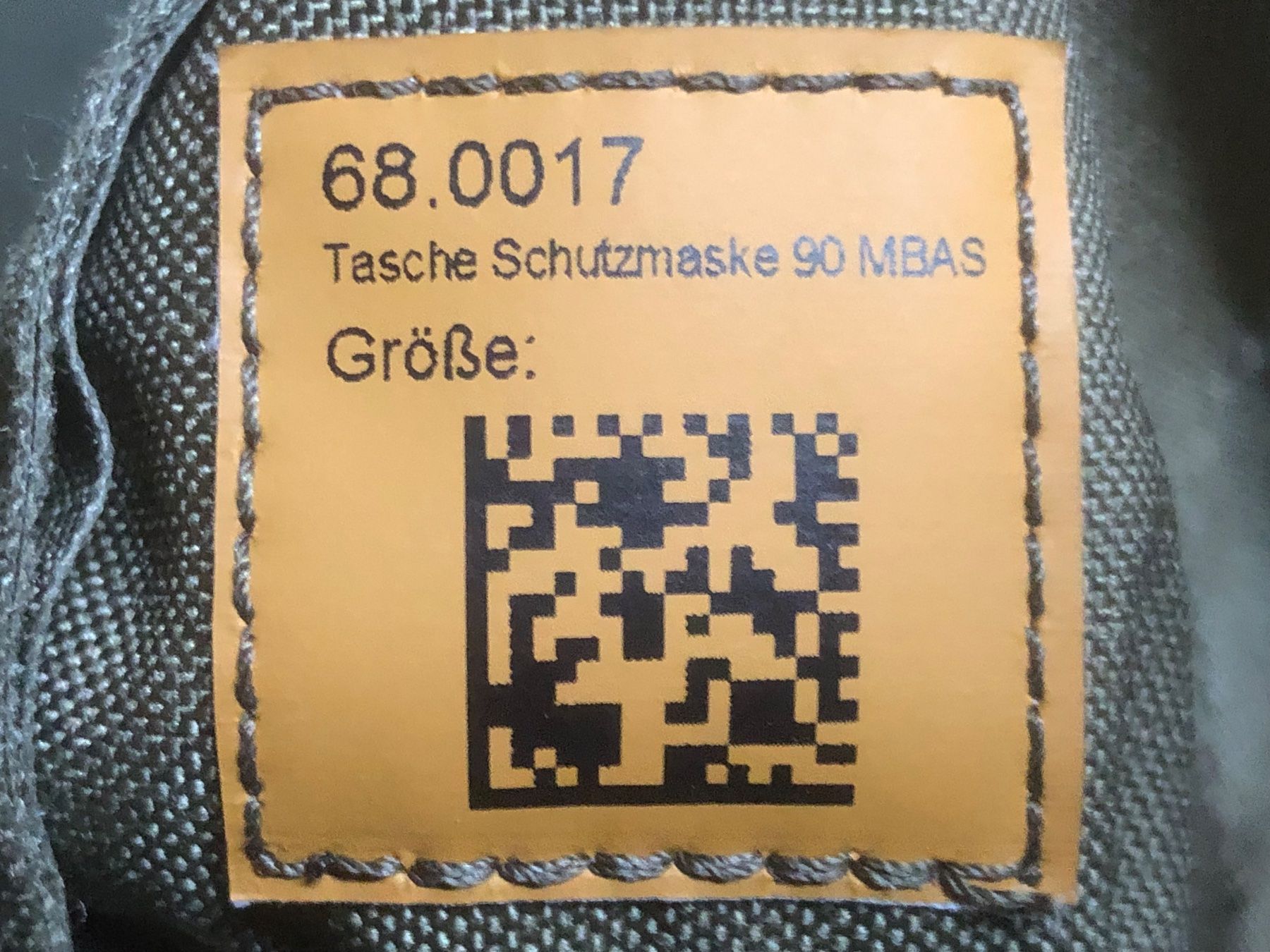 Schweizer Armee Borse: Schweizer Armee MBAS Gasmaskentasche Armeetasche GT Weste – Usato da Madiswil venduto da TEMISO