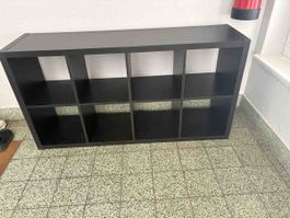Kallax schwarz 8 Fächer gebraucht