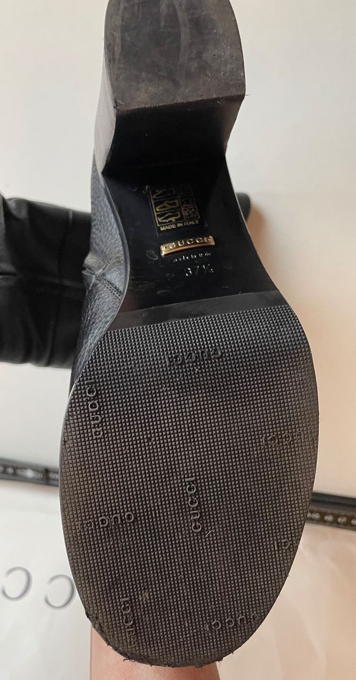 Gucci Scarpe da donna: Gucci Leder Stiefel Gr 37.5 – Usato da Unterengstringen venduto da DeaundHeinz 4