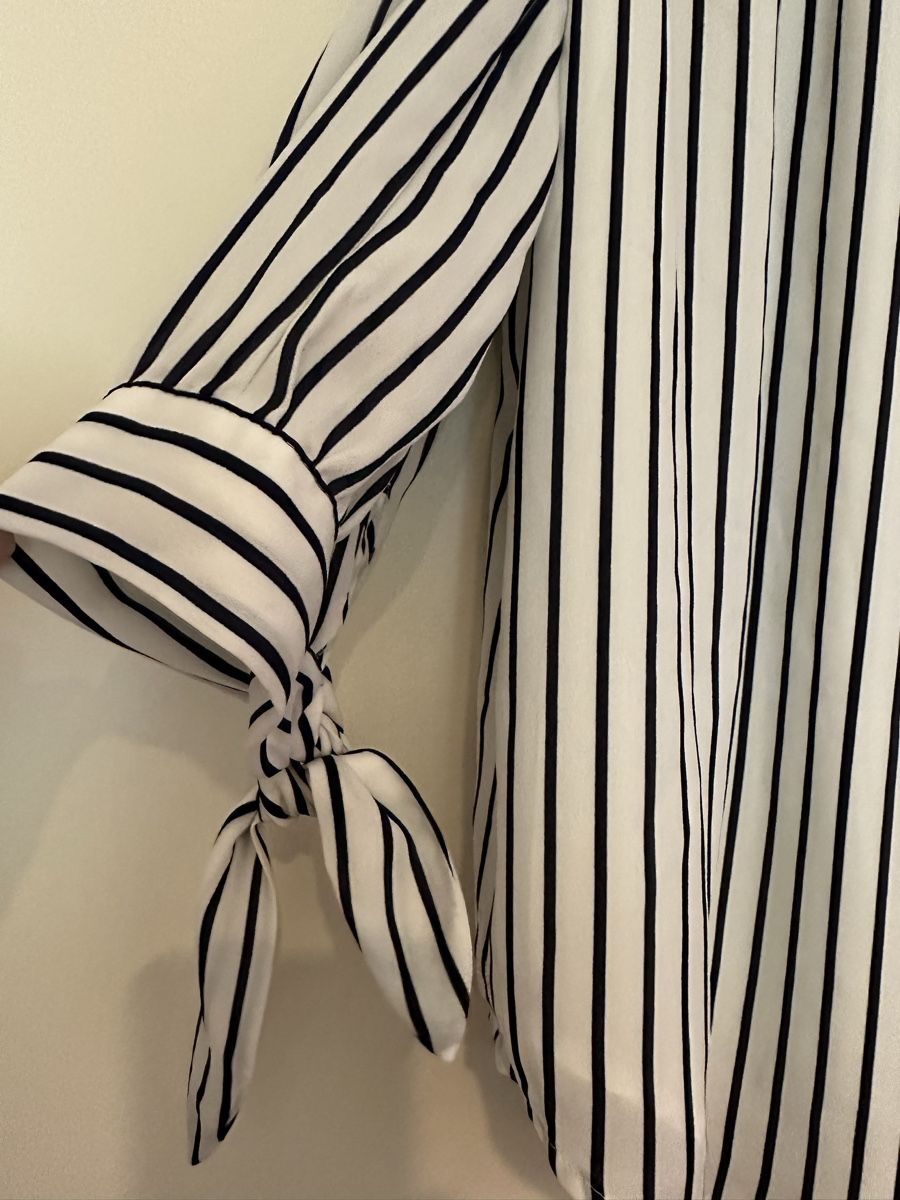 Camicette: Sommer Bluse gestreift, schulterfrei, Grösse 10 Top – Usato da Uster venduto da sus_s85n 2