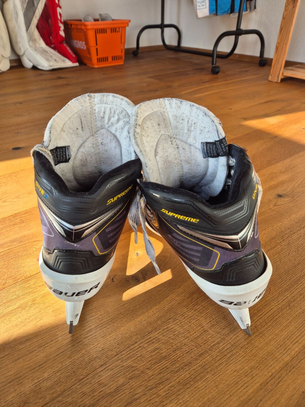 Bauer Pattini da ghiaccio: Bauer Goalie Schlittschuhe – Usato da Bowil venduto da Pascal.riffersegg31 2