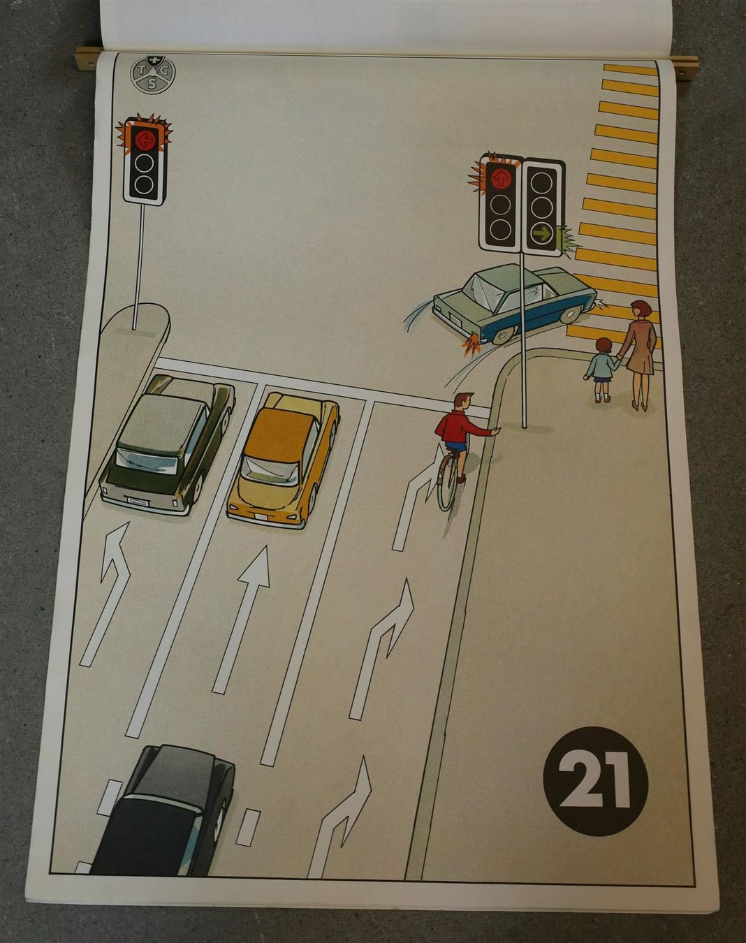 Poster & Bilder: 24 Bilder "Die Gefahren der Strasse" – Gebraucht aus Birrwil von brandschatz_birrwil 5