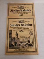 Zürcher Kalender 1936 & 1937 – David Bürkli