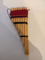 Flûte de Pan Bolivie en bambou, instrument traditionnel