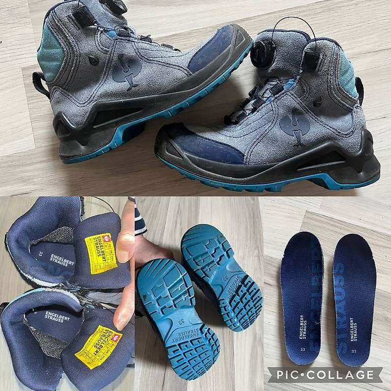 Engelbert Strauss Scarpe per ragazzi: Engelbert Strauss. Winterstiefel, Gr. 33 blau – Usato da Büsserach venduto da 93939