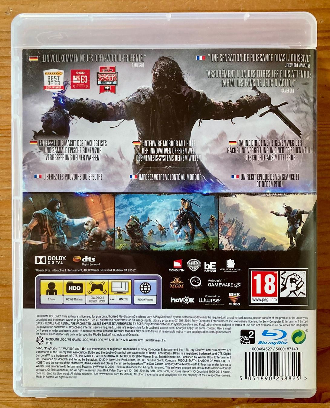 Sony Giochi: Middle Earth: Shadow of Mordor - PS3 – Usato da Zürich venduto da Djmotionch 3
