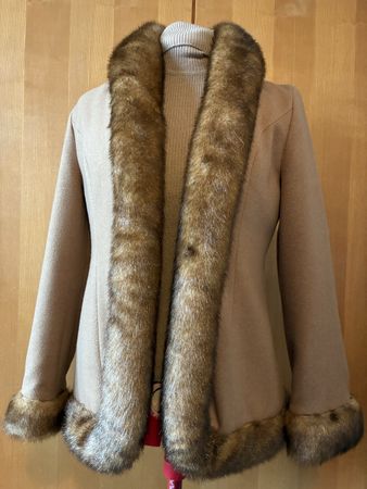 Veste col fourrure 