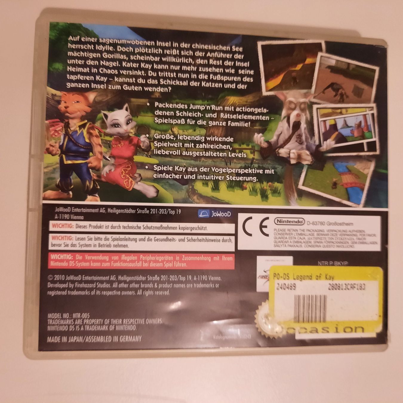 Nintendo Spiele: Legend of Kay /DS – Gebraucht aus Münchenstein von 2DGames 1